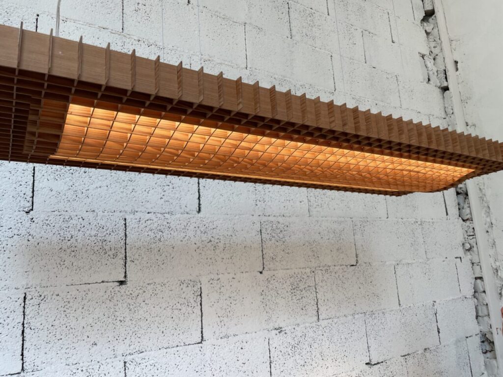 Array Lighting Offers a stunning veneer fixture with no glue