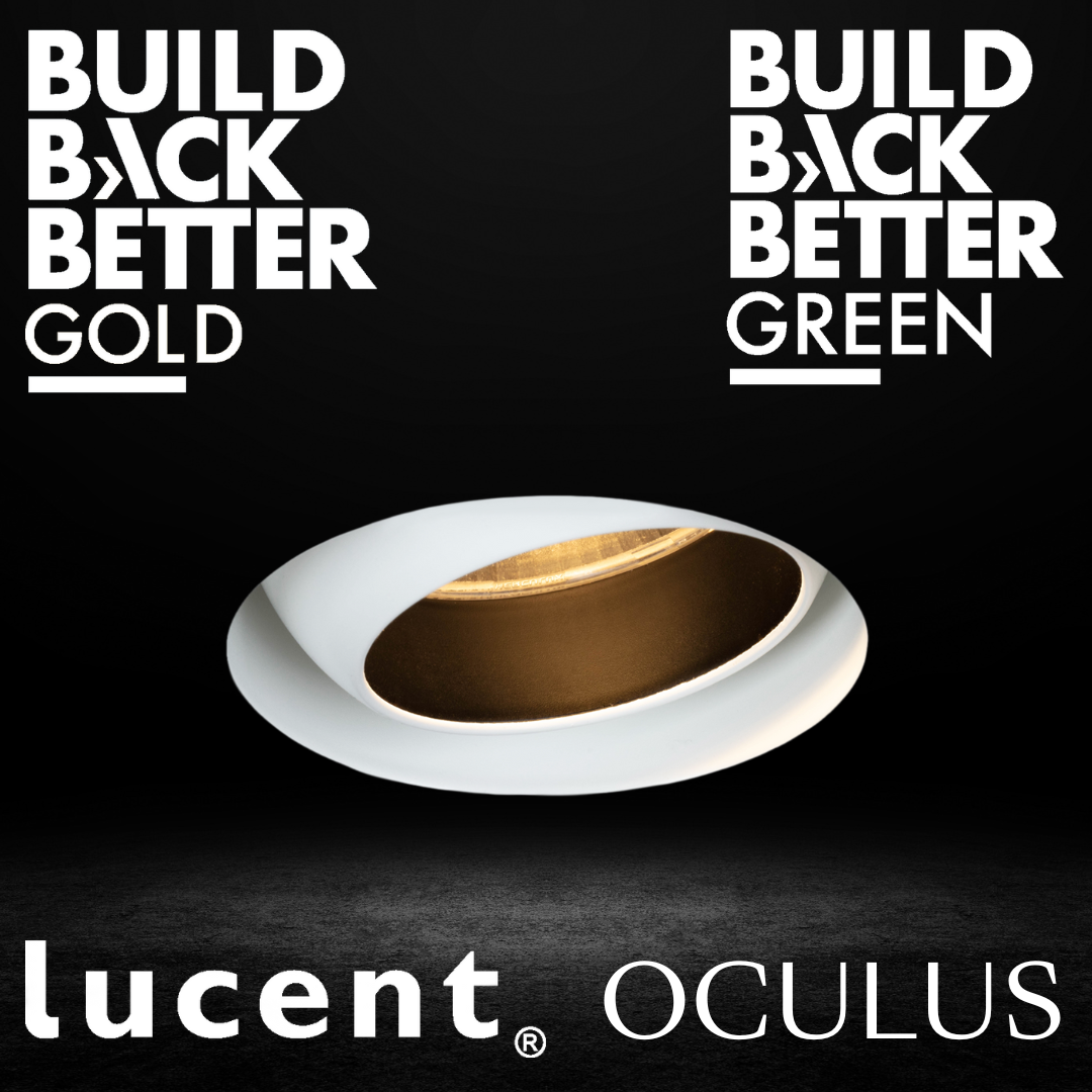 Read more about the article Lucent Lighting’s Oculus Wins Gold and Green at Build Back Better Awards