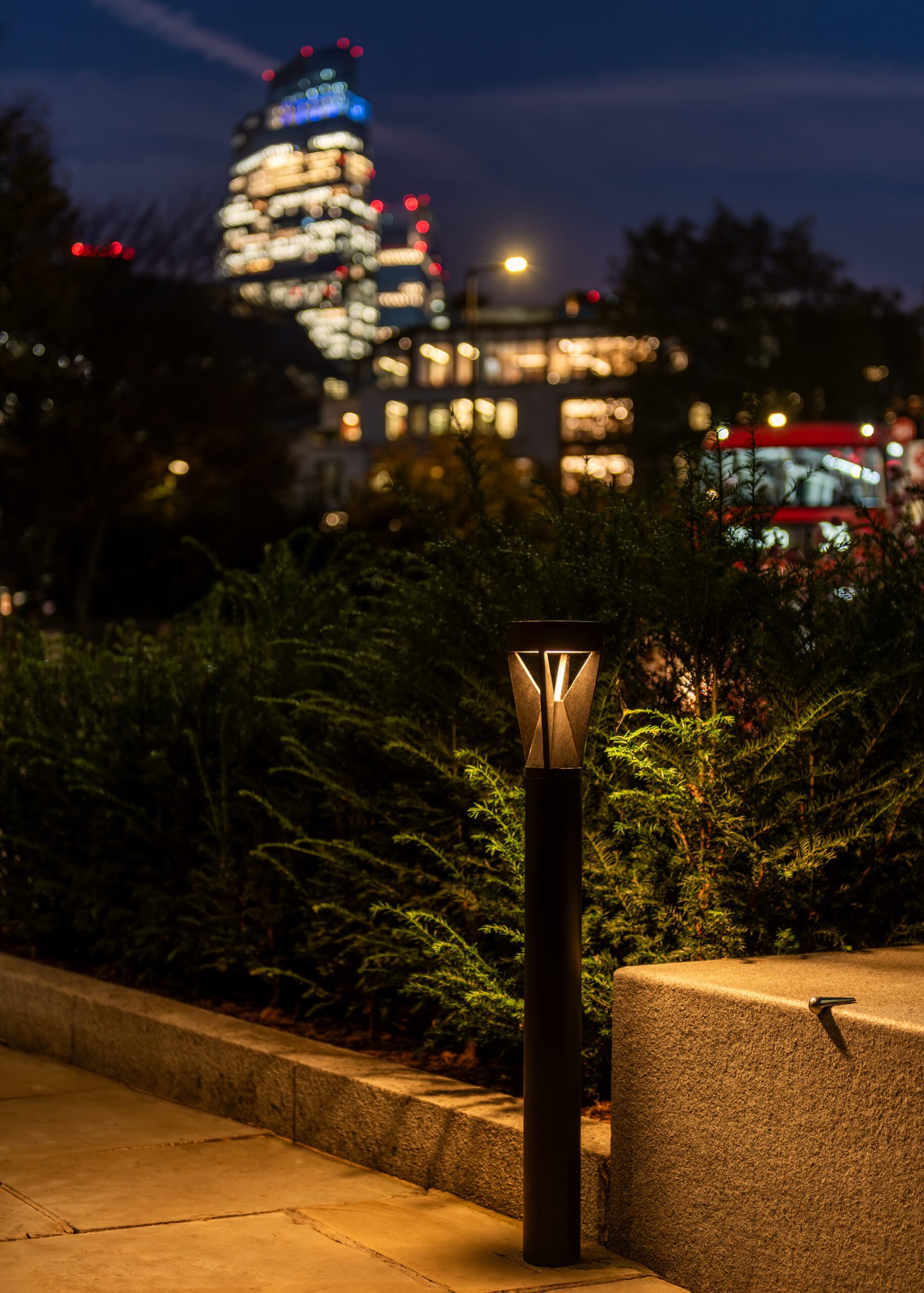 St Paul’s Cathedral Gardens in London have been revitalised with a carefully considered lighting scheme featuring DarkSky Approved solutions