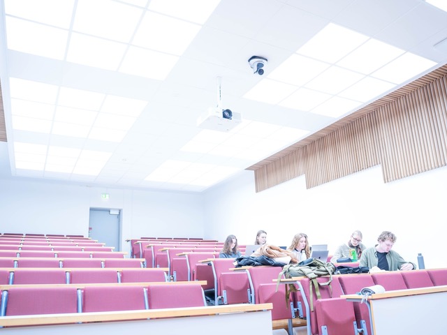 University of Bergen light therapy lecture hall