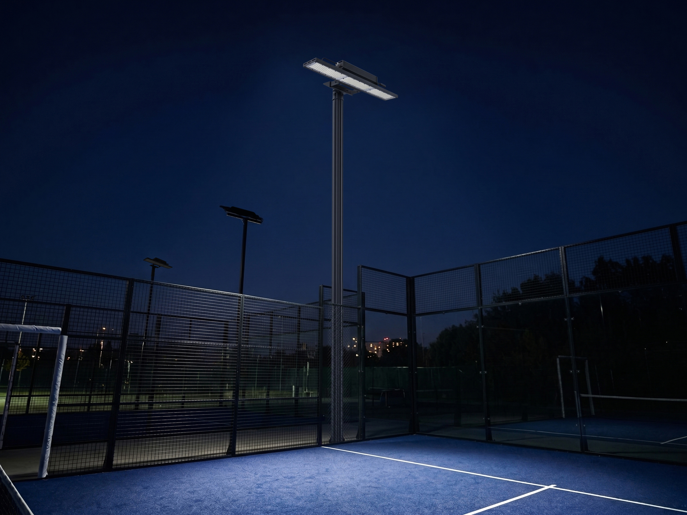 Spectre Lighting Launches Neddik Floodlight for Growing UK Padel Market
