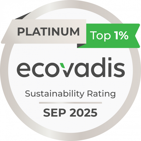 formalighting has earned the prestigious EcoVadis Platinum Medal with a 95/100 score, ranking in the top 1% of companies worldwide.